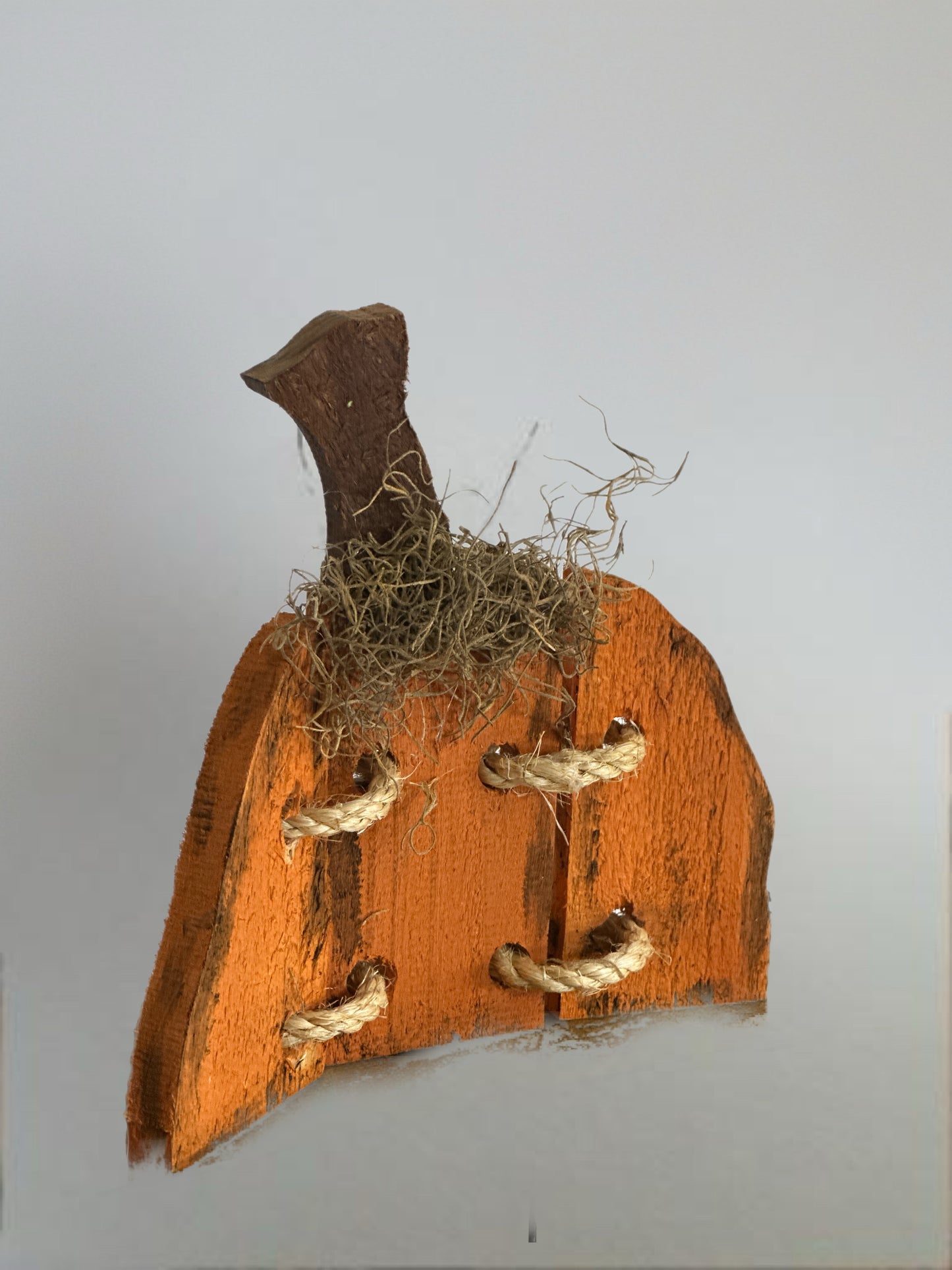Tri- Fold Wood Pumpkin