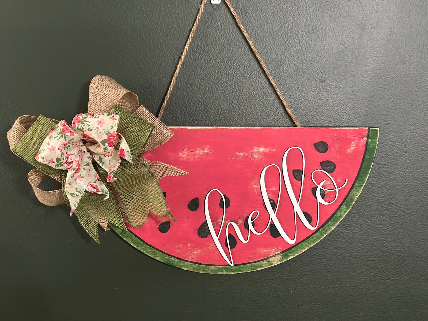 Watermelon Door Hanger