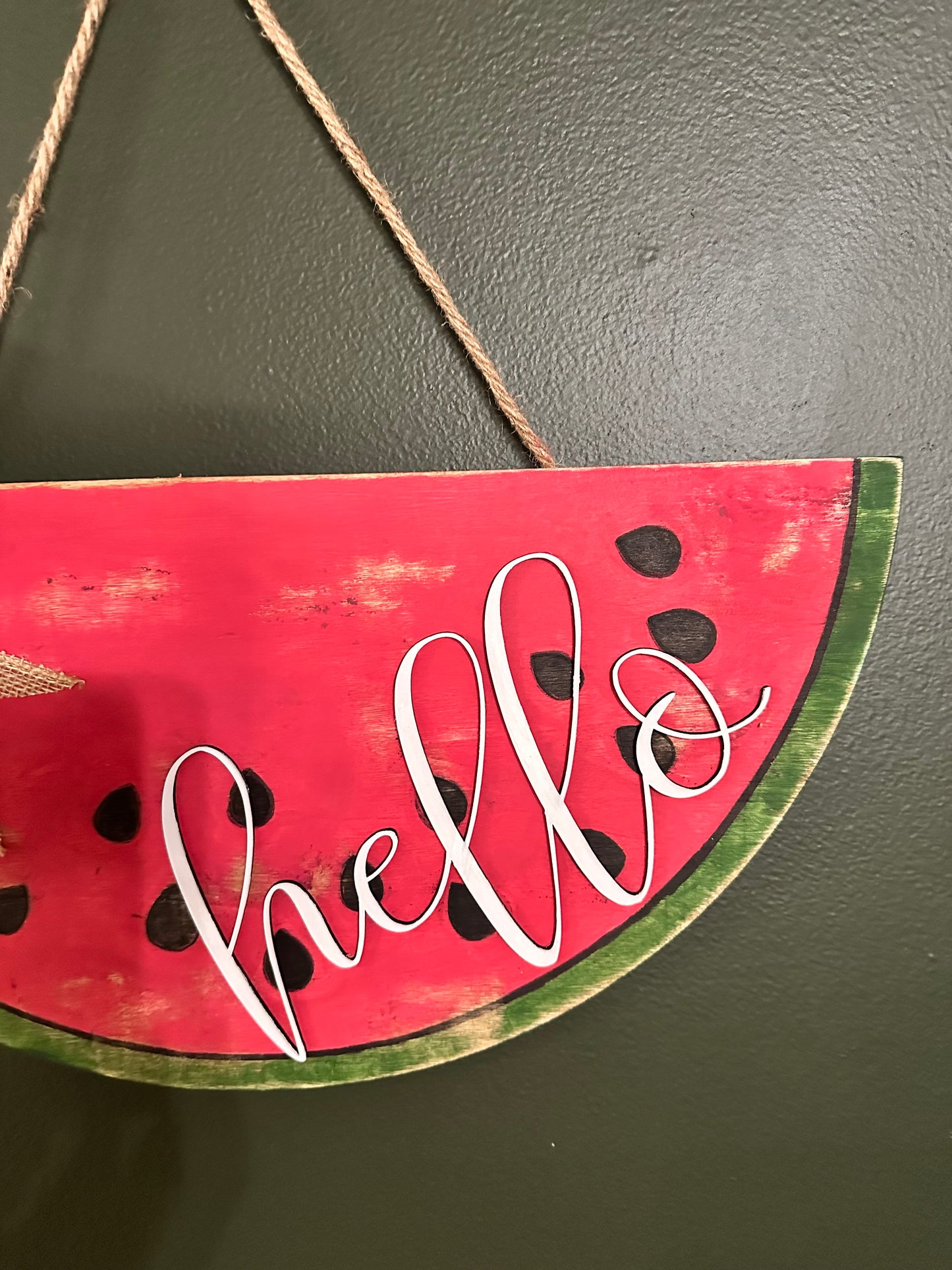 Watermelon Door Hanger